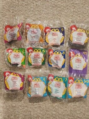Vintage Rare Disney Animal Kingdom Complete set of happy meal toys! Sealed, New.